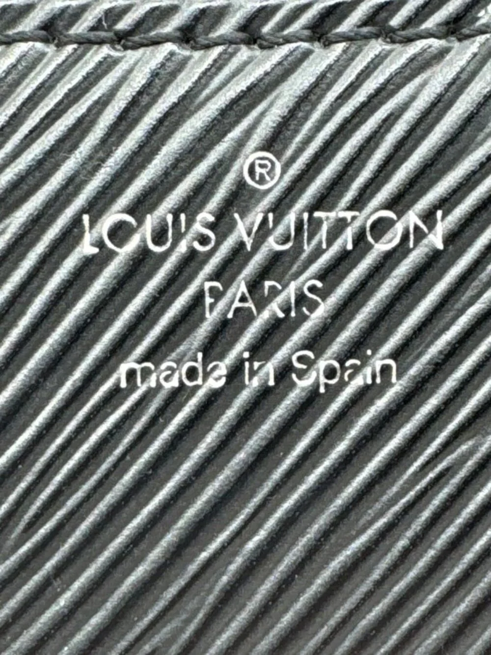 Louis Vuitton  Buci Epi Leather Shoulder Bag Black